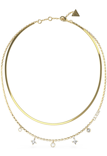 Guess Perfect Liaison Gold Necklace - UBN03067YGWH