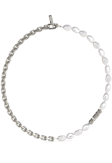 Guess Gents Edgy Styles Silver Necklace - UMN04065STWI