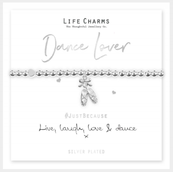 Life Charms Live, Laugh, Love & Dance Bracelet