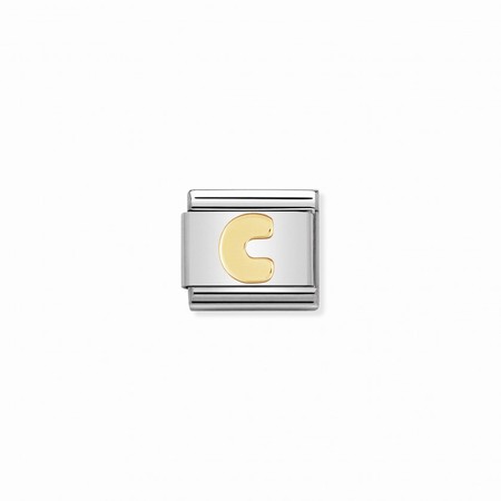 Nomination Letter Gold C Composable Charm