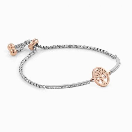 Nomination Milleluci Rose Gold and Silver Tree of Life Bracelet