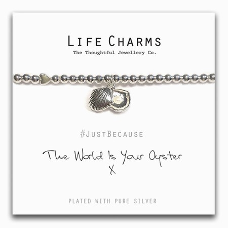 Life Charms The World Is Your Oyster Bracelet