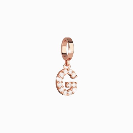 Rebecca Rose Gold G with CZ