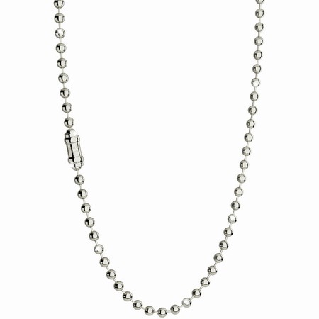 Rebecca Silver 24 inch Necklace with Magnetic Clasp