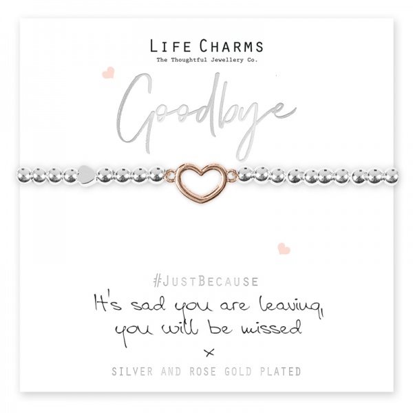 Life Charms Sad You Are Leaving Bracelet