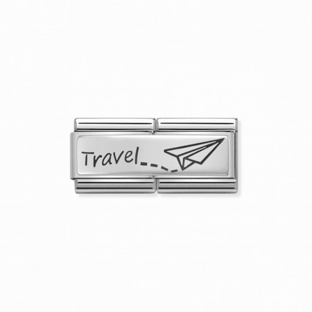 Nomination Silver Double Travel Composable Charm