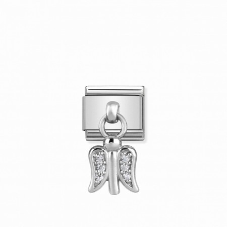 Nomination Silver Hanging Angel CZ Composable Charm