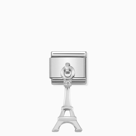 Nomination Silver Hanging Eiffel Tower Composable Charm