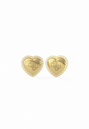 Guess heart deals shaped earrings