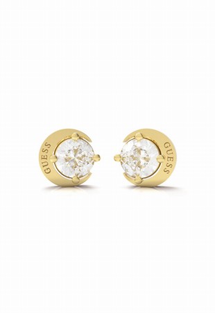 Guess Moon Phases Gold Moon & Star Stud Earrings - UBE01194YG