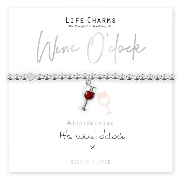 Life Charms It's Wine O'Clock Bracelet
