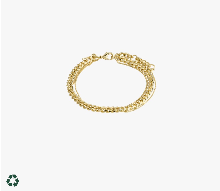 Pilgrim Bracelet Create Gold