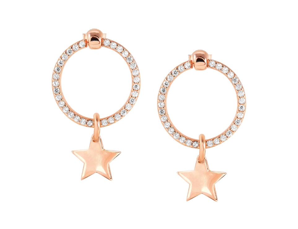 Nomination rose gold earrings hot sale