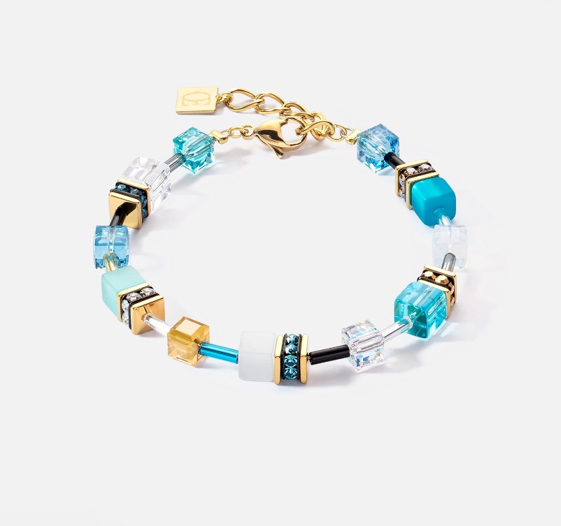 Coeur de Lion Gold Turquoise Bracelet 2838/30-0616