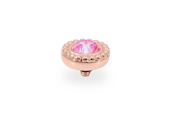 Qudo Rose Gold Topper Ghiare 11mm - Lotus Pink Delite