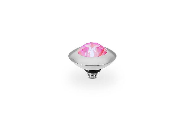 Qudo Silver Topper Tondo 11mm - Lotus Pink Delite