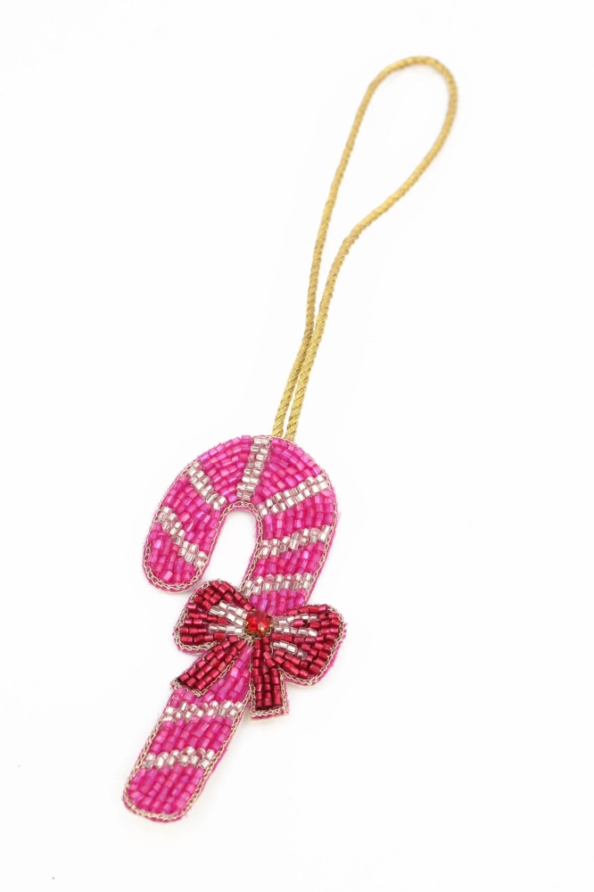 My Doris Candy Cane Christmas Decoration - McCloys Jewellery