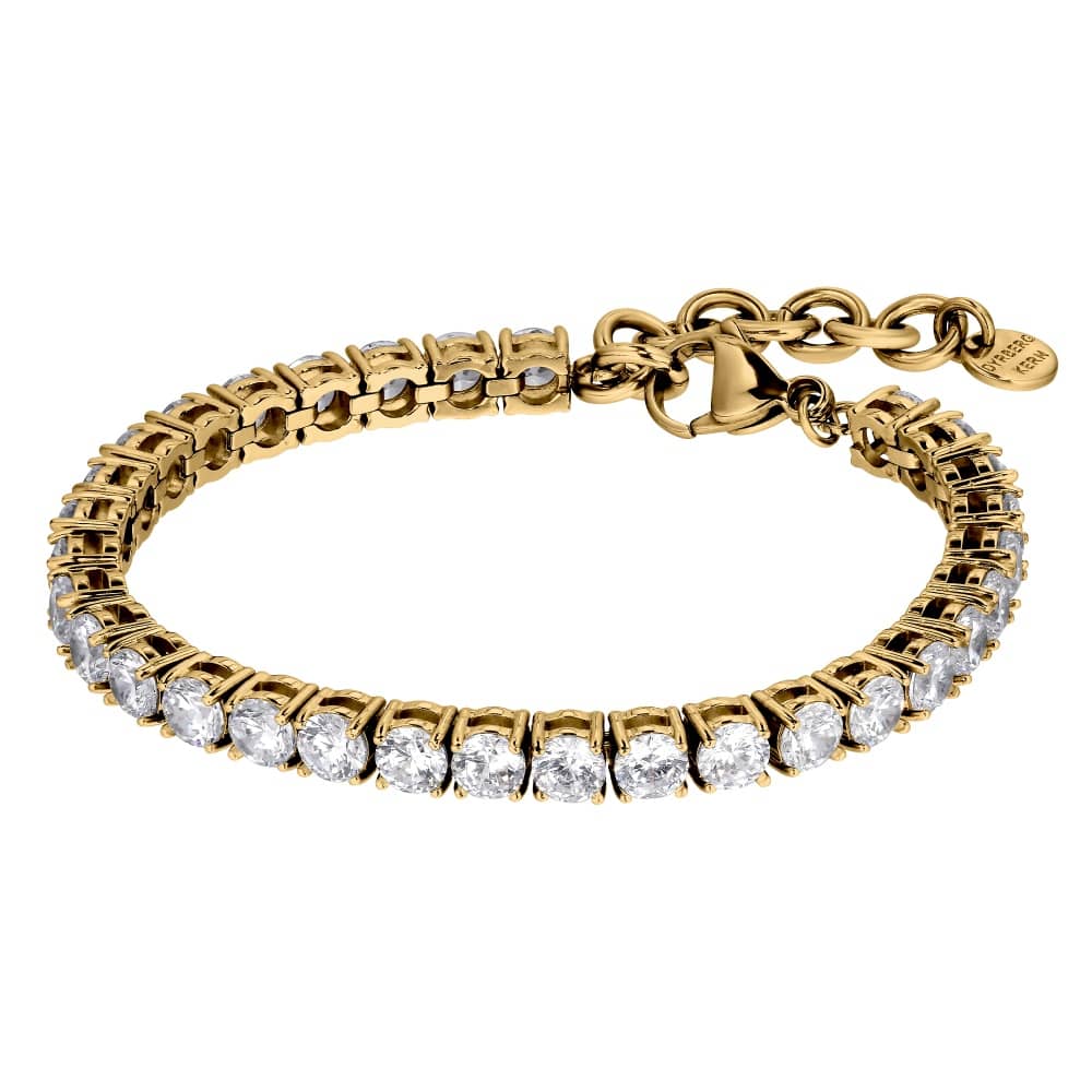 Dyrberg Kern Cobra Gold Bracelet Crystal McCloys Jewellery