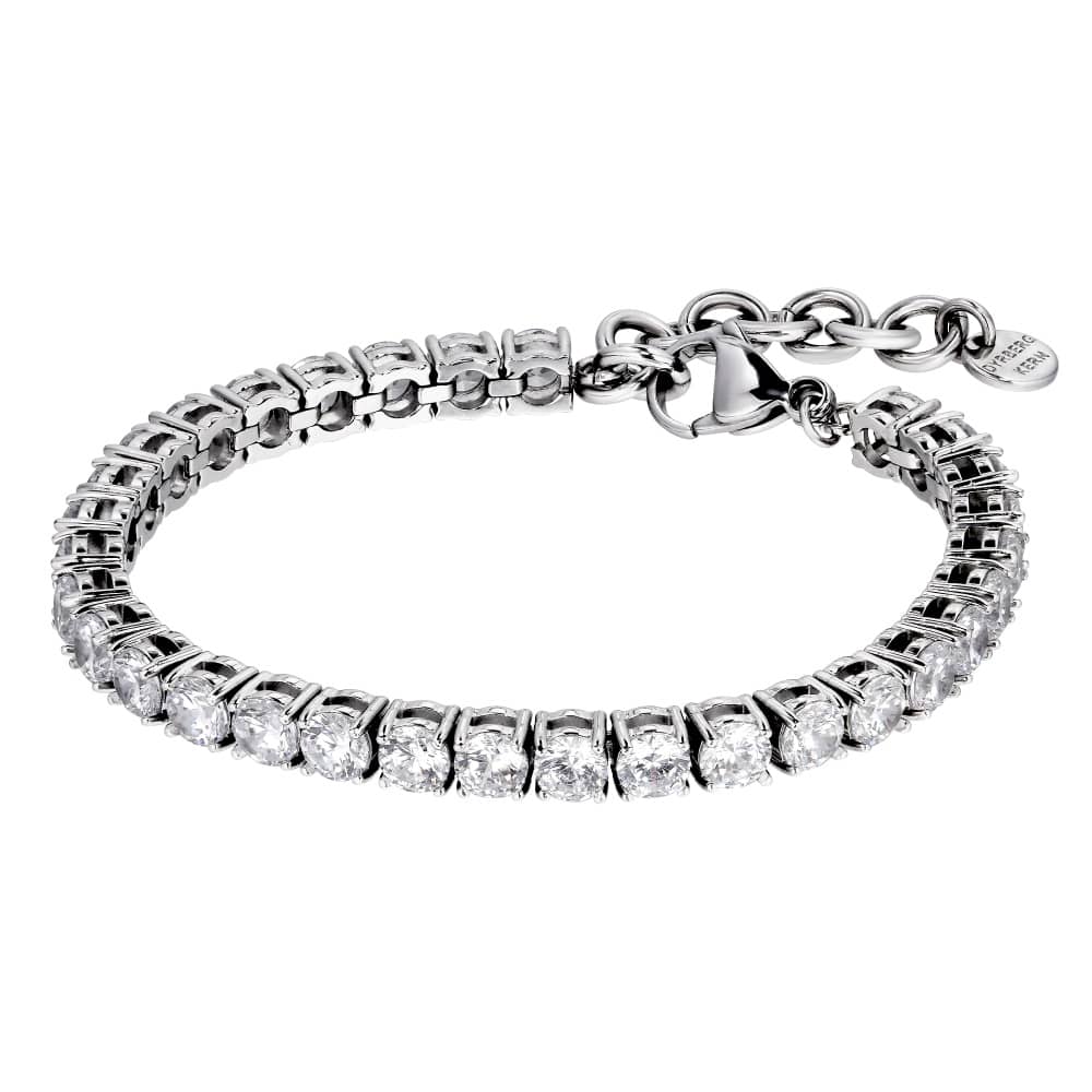 Dyrberg Kern Cobra Silver Bracelet Crystal McCloys Jewellery