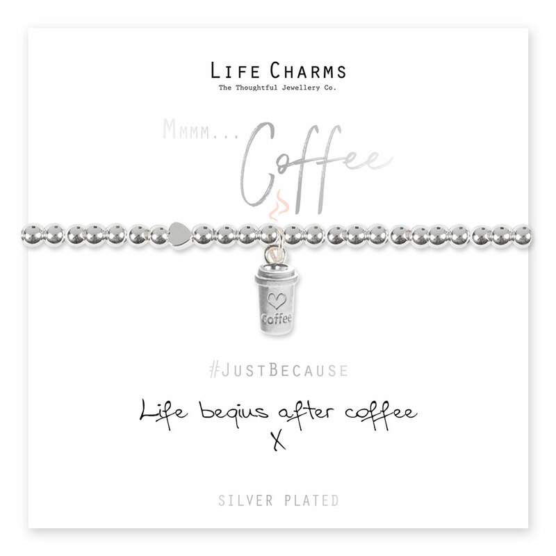 Life Charms Coffee Bracelet