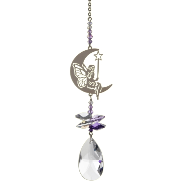 Wild Things Crystal Fantasy Fairy with Wand - Purple