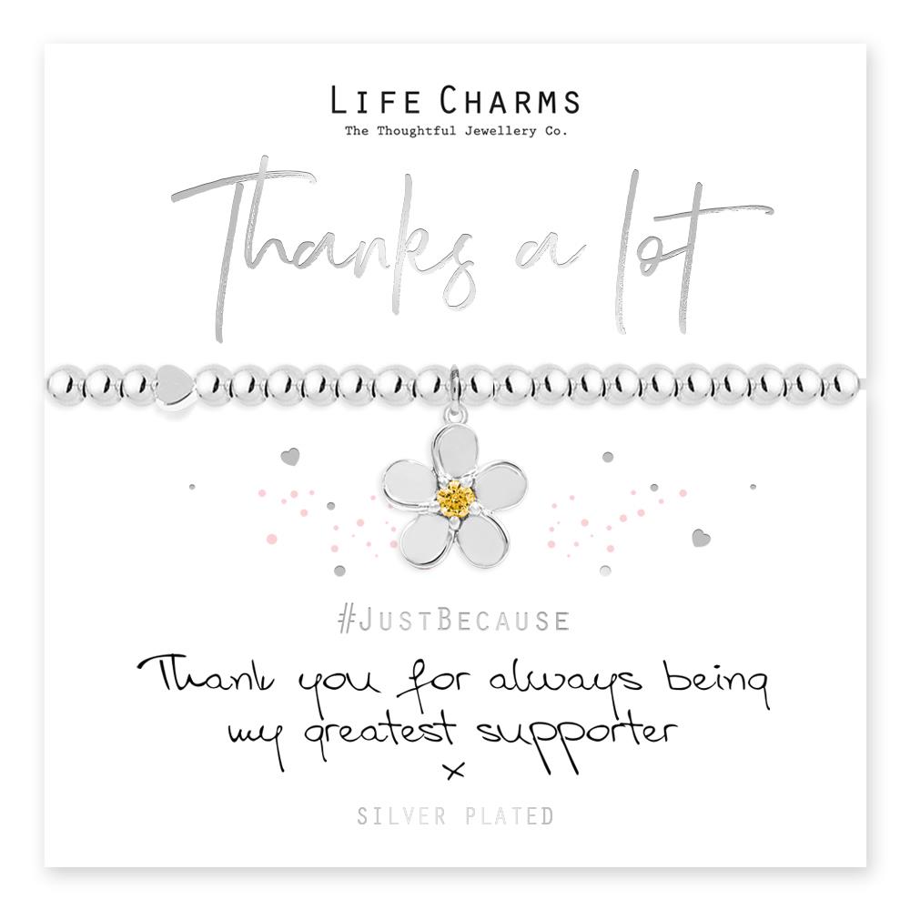 Life Charms Thanks A Lot Bracelet
