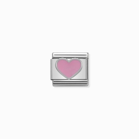 Nomination Silver Pink Heart Composable Charm