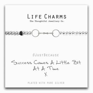 Life Charms Success Comes A Little Bit Bracelet