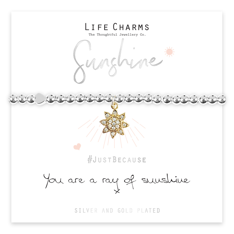 Life Charms You Are A Ray Of Sunshine Bracelet