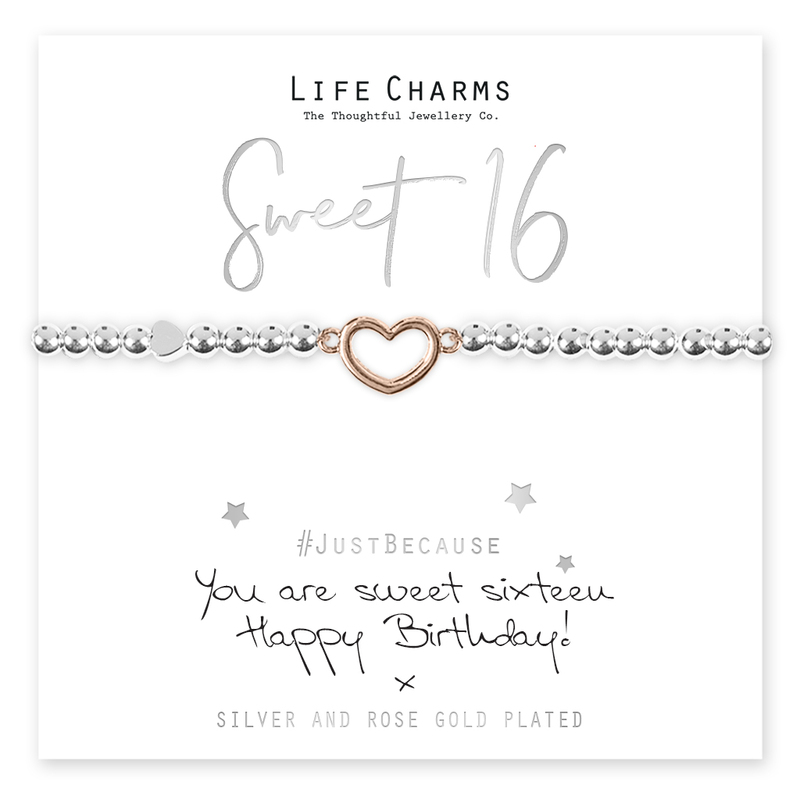 Life Charms Sweet Sixteen Bracelet