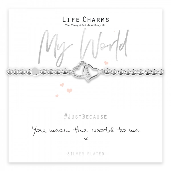 Life Charms You Mean The World To Me Bracelet