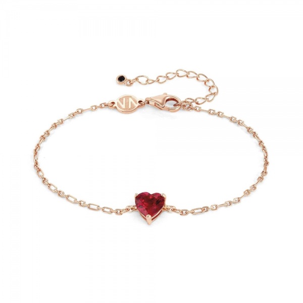 Nomination Sweetrock Sparkling Love Rose Gold Heart Bracelet